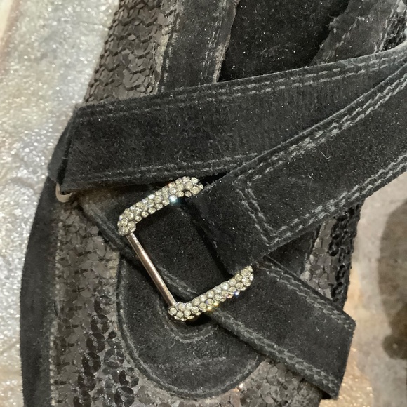 Women's Stuart Weizman Bling Shoes 8 - Picture 4 of 10